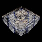 Люстра Квадрат Бриз синяя в Химках