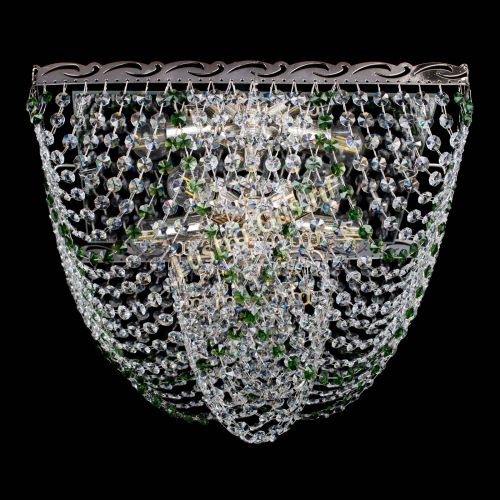 Люстра Квадрат Бриз зеленая в Химках Гусь Хрустальный