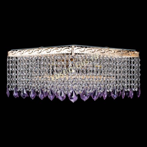 Люстра Квадрат Гамма Дубик цветная в Химках Гусь Хрустальный