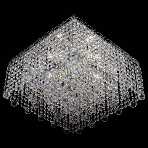 Люстра Квадрат гамма шар 30 мм длинная в Химках Гусь Хрустальный