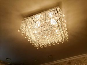 Люстра Квадрат гамма шар 30 мм длинная в Химках отзыв и фото покупателя