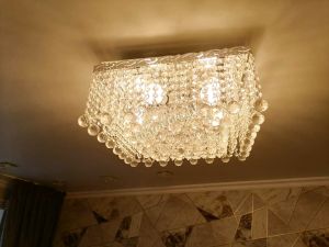 Люстра Квадрат гамма шар 30 мм длинная в Химках отзыв и фото покупателя