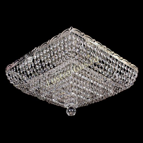 Люстра Квадрат Капель в Химках Гусь Хрустальный