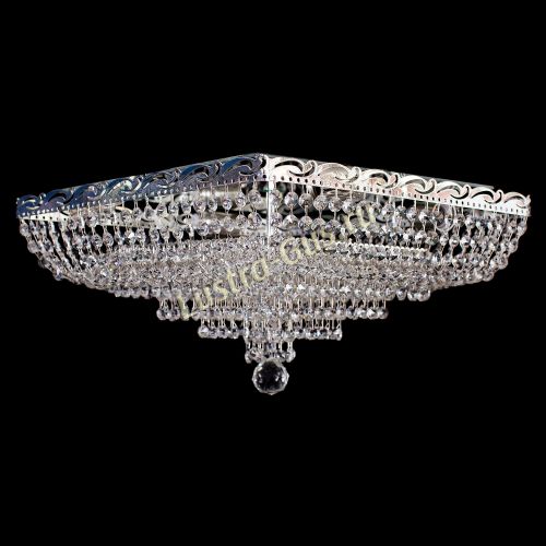 Люстра Квадрат Капель в Химках Гусь Хрустальный