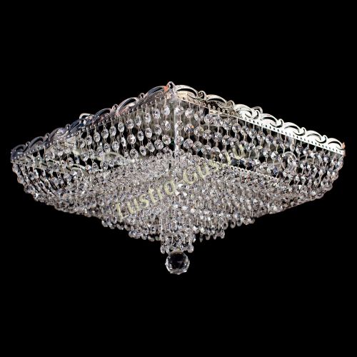 Люстра Квадрат Капель в Химках Гусь Хрустальный