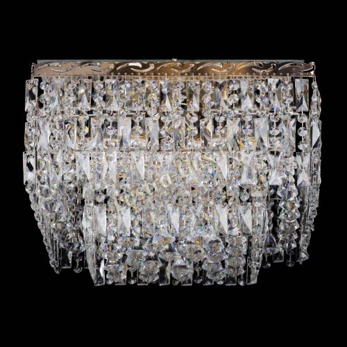 Люстра Квадрат Каскад с пластинками в Химках Гусь Хрустальный