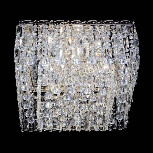 Люстра Квадрат Каскад с пластинками в Химках Гусь Хрустальный