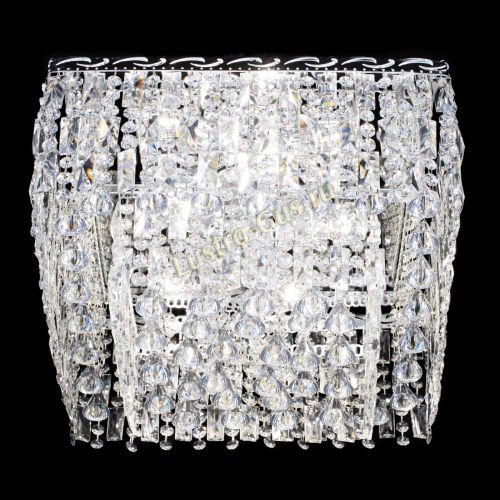 Люстра Квадрат Каскад с пластинками в Химках Гусь Хрустальный