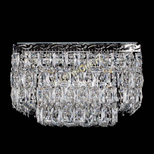 Люстра Квадрат Каскад с пластинками в Химках Гусь Хрустальный