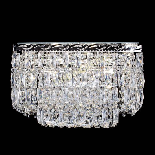 Люстра Квадрат Каскад с пластинками в Химках Гусь Хрустальный