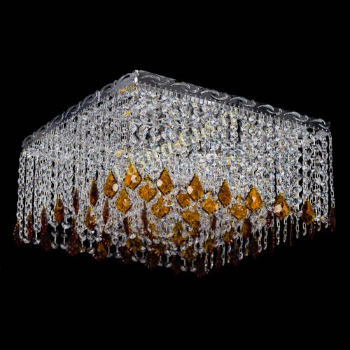 Люстра Квадрат Оптикон Лепестки чайная в Химках Гусь Хрустальный