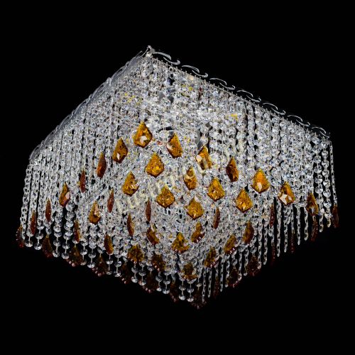 Люстра Квадрат Оптикон Лепестки чайная в Химках Гусь Хрустальный