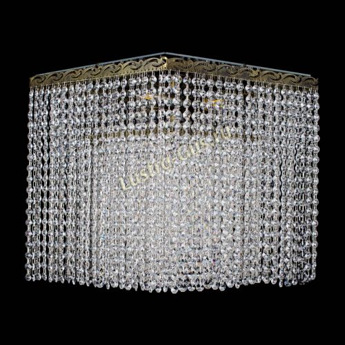 Люстра Квадрат Оптикон плюс под бронзу в Химках Гусь Хрустальный