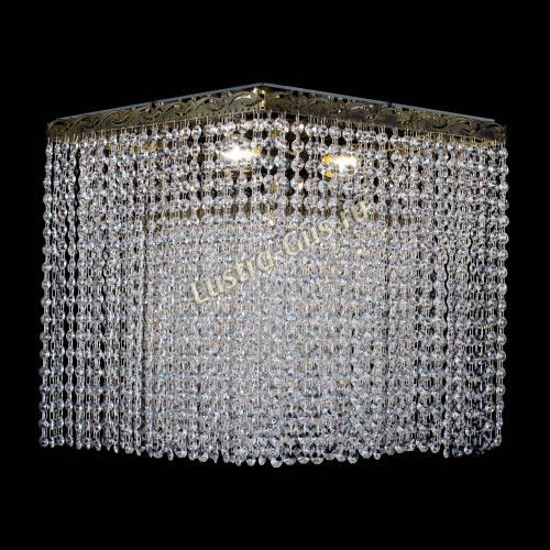 Люстра Квадрат Оптикон плюс под бронзу в Химках Гусь Хрустальный