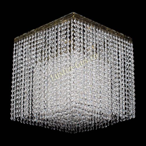 Люстра Квадрат Оптикон плюс под бронзу в Химках Гусь Хрустальный