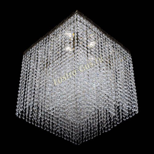 Люстра Квадрат Оптикон плюс под бронзу в Химках Гусь Хрустальный