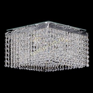 Люстра квадратная Квадрат Оптикон 3 лампы