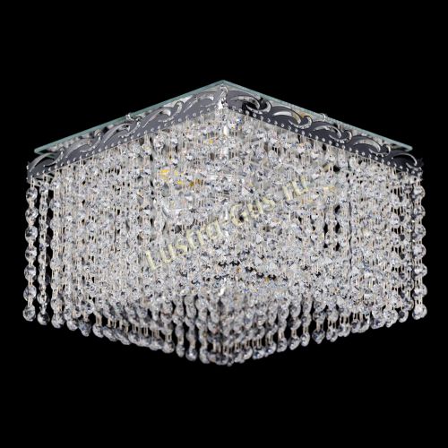 Люстра Квадрат Оптикон 3 лампы в Химках Гусь Хрустальный