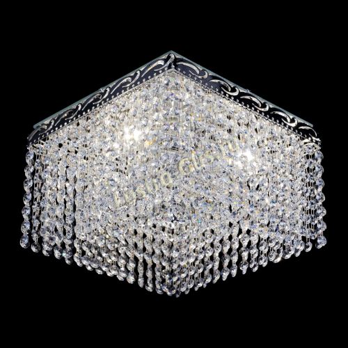 Люстра Квадрат Оптикон 3 лампы в Химках Гусь Хрустальный