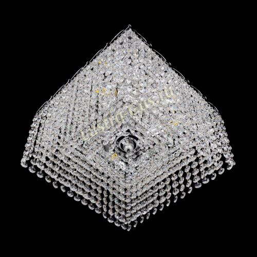 Люстра Квадрат Оптикон 3 лампы в Химках Гусь Хрустальный