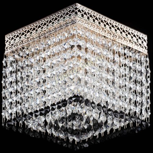 Люстра Квадрат Венеция №1 черная в Химках Гусь Хрустальный