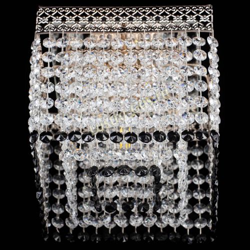 Люстра Квадрат Венеция №1 черная в Химках Гусь Хрустальный
