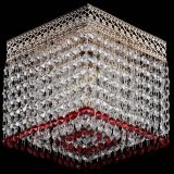 Люстра Квадрат Венеция №1 красная в Химках