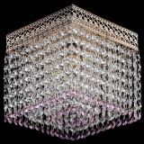 Люстра Квадрат Венеция №1 розовая в Химках