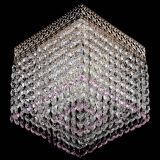 Люстра Квадрат Венеция №1 розовая в Химках