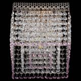 Люстра Квадрат Венеция №1 розовая в Химках