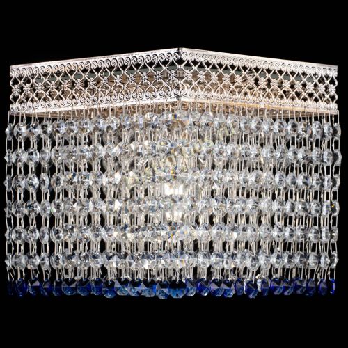 Люстра Квадрат Венеция №1 синяя в Химках Гусь Хрустальный