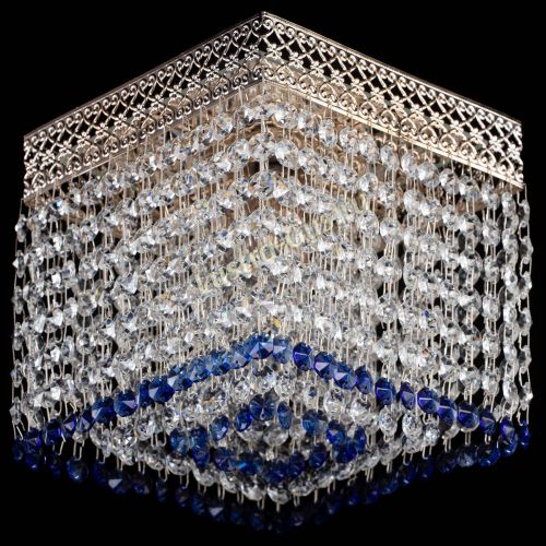 Люстра Квадрат Венеция №1 синяя в Химках Гусь Хрустальный