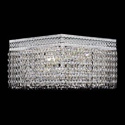 Люстра Квадрат Венеция №3 черная в Химках Гусь Хрустальный