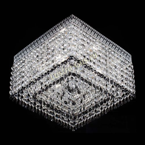 Люстра Квадрат Венеция №3 черная в Химках Гусь Хрустальный