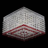 Люстра Квадрат Венеция №3 красная в Химках