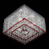 Люстра Квадрат Венеция №3 красная в Химках