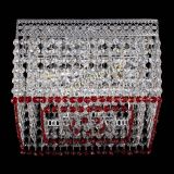 Люстра Квадрат Венеция №3 красная в Химках