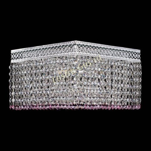 Люстра Квадрат Венеция №3 розовая в Химках Люстра Квадрат Венеция №3 розовая в Химках