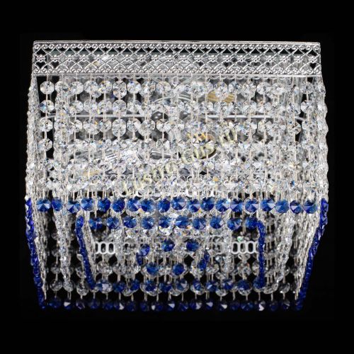 Люстра Квадрат Венеция №3 синяя в Химках Гусь Хрустальный