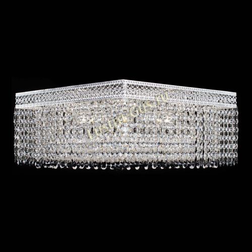 Люстра Квадрат Венеция №5 черная в Химках Гусь Хрустальный