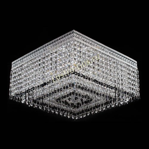 Люстра Квадрат Венеция №5 черная в Химках Гусь Хрустальный