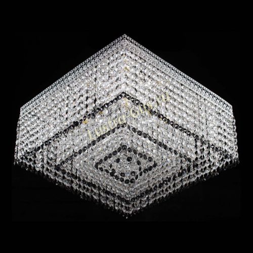 Люстра Квадрат Венеция №5 черная в Химках Гусь Хрустальный