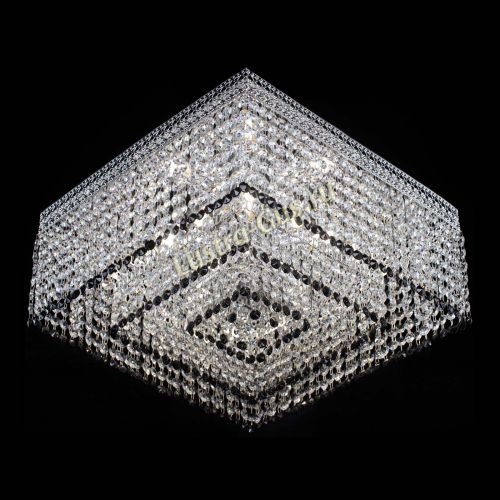 Люстра Квадрат Венеция №5 черная в Химках Гусь Хрустальный