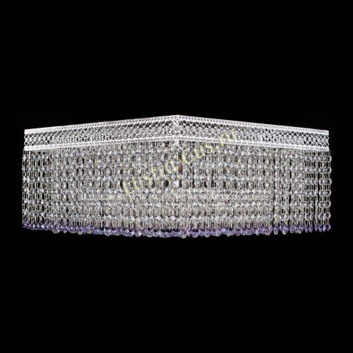 Люстра Квадрат Венеция №5 фиолетовая в Химках Гусь Хрустальный