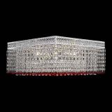 Люстра Квадрат Венеция №5 красная в Химках