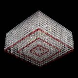 Люстра Квадрат Венеция №5 красная в Химках