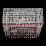 Люстра Квадрат Венеция №5 красная в Химках