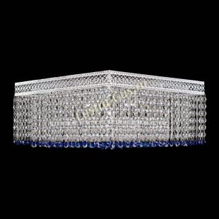  Люстра Квадрат Венеция №5 синяя