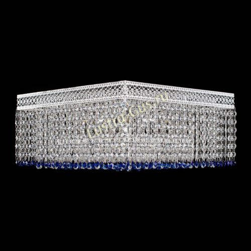 Люстра Квадрат Венеция №5 синяя в Химках Гусь Хрустальный