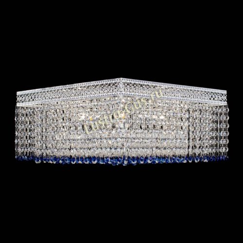 Люстра Квадрат Венеция №5 синяя в Химках Гусь Хрустальный